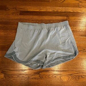 Athleta Gray Athletic Shorts with Lightweight Fabric and Elastic Waistband